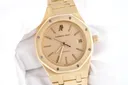 Audemars Piguet Royal Oak Jumbo, Ref. 5402 BA, gold dial, 18K Yellow Gold case luxury watch – view 4