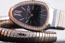 Bulgari Serpenti, Ref. 102098, black dial, 18K Gold and Steel case luxury watch – view 5