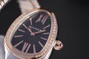 Bulgari Serpenti, Ref. 102098, black dial, 18K Gold and Steel case luxury watch – view 6