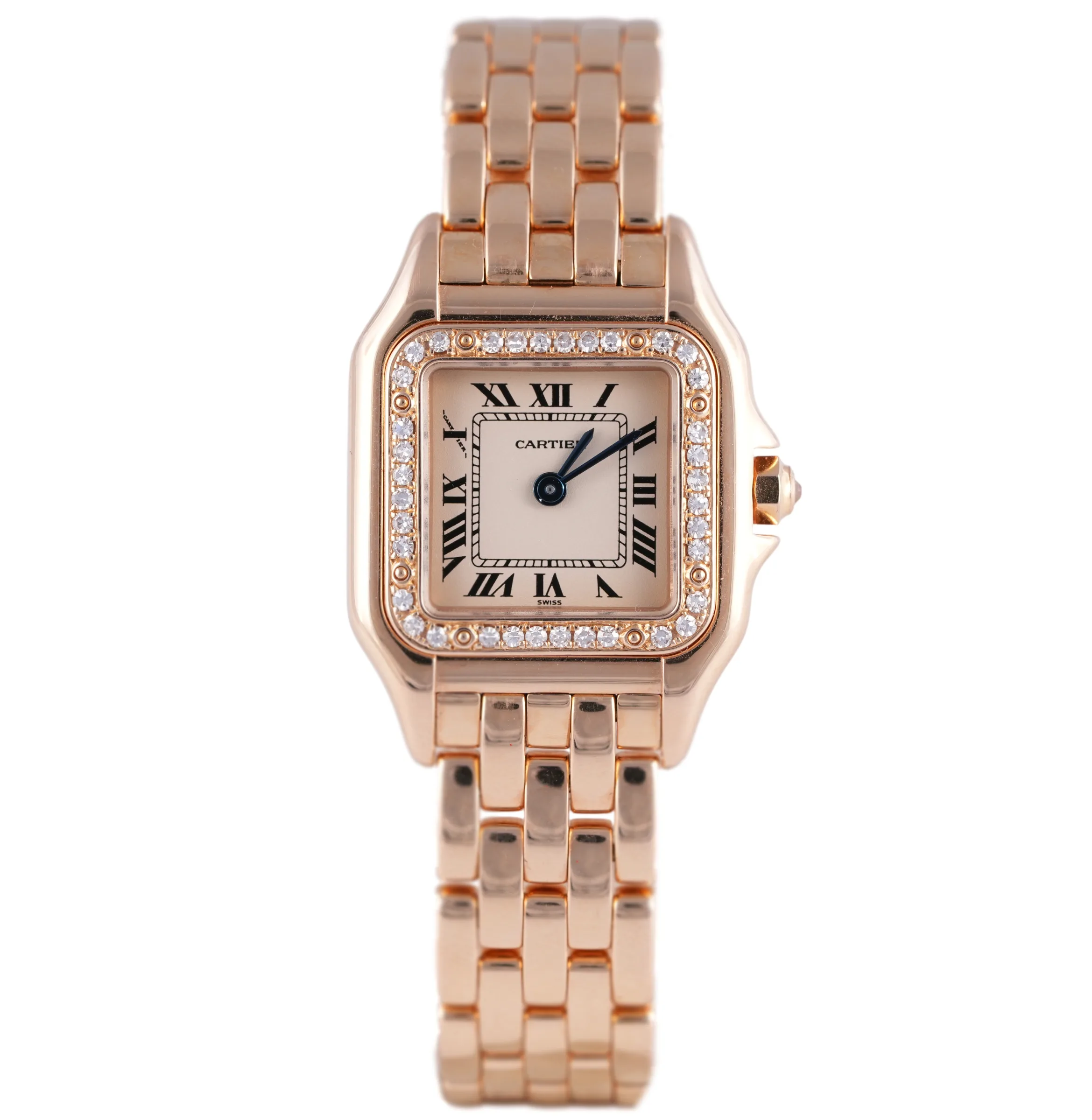 Cartier Panthère, Ref. WJPN0088, silver dial, 18K Rose Gold case luxury watch