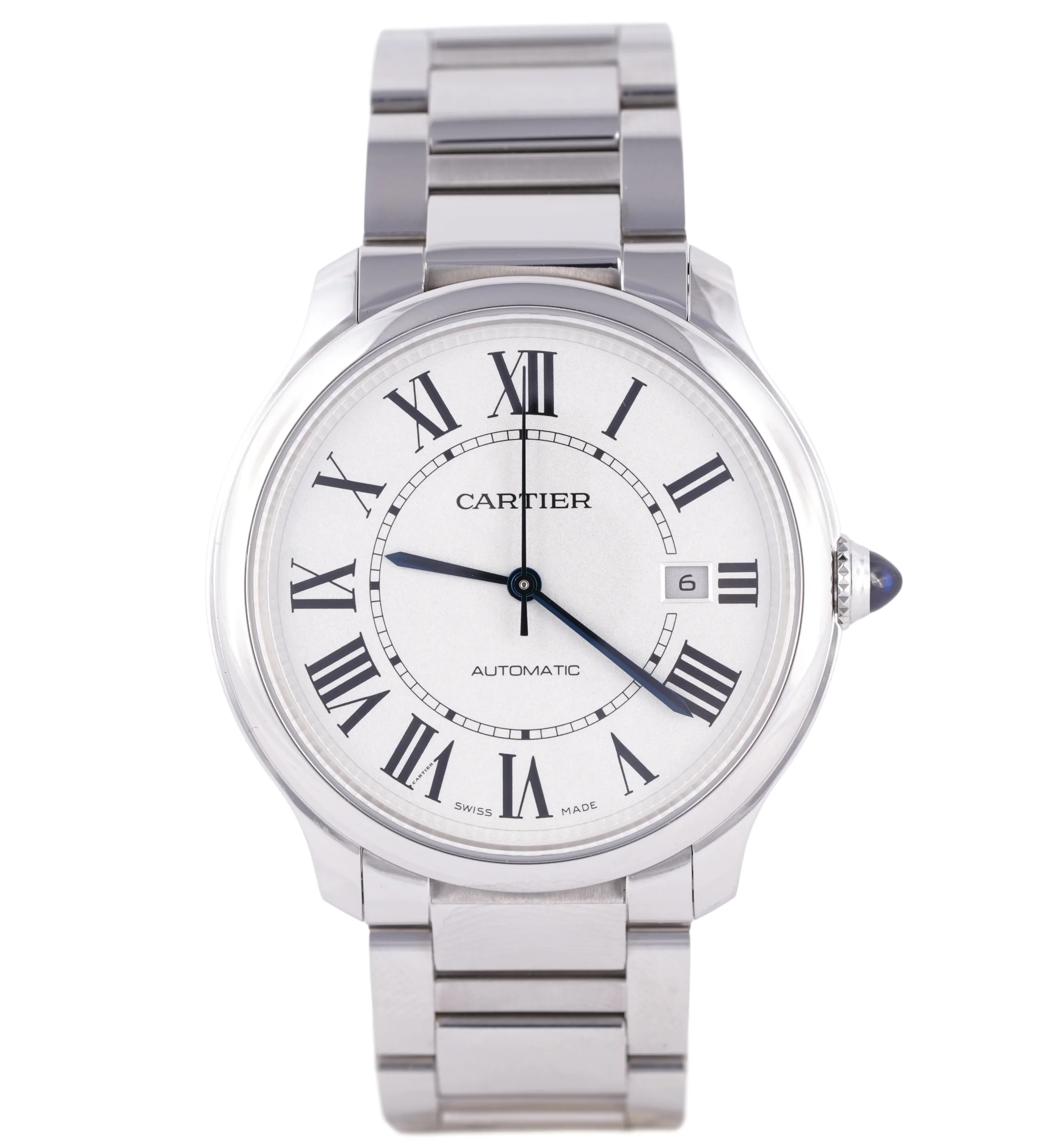 Cartier Ronde de Cartier, Ref. WSRN0035, silver dial, Stainless Steel case luxury watch