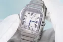 Cartier Santos, Ref. WSSA0029, white dial, Stainless Steel case luxury watch – view 2