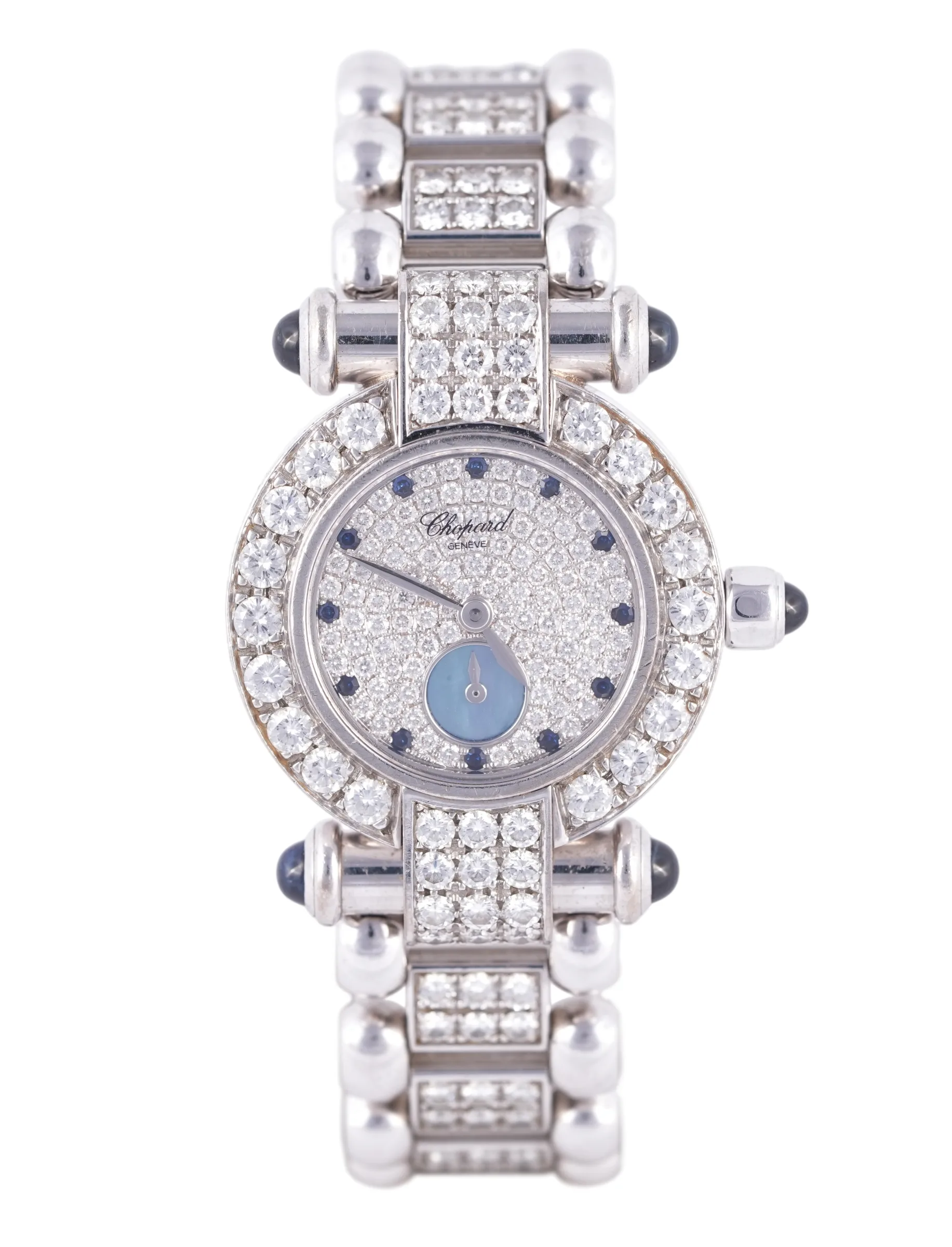 Chopard Imperiale, pavé diamond dial, 18K White Gold case luxury watch