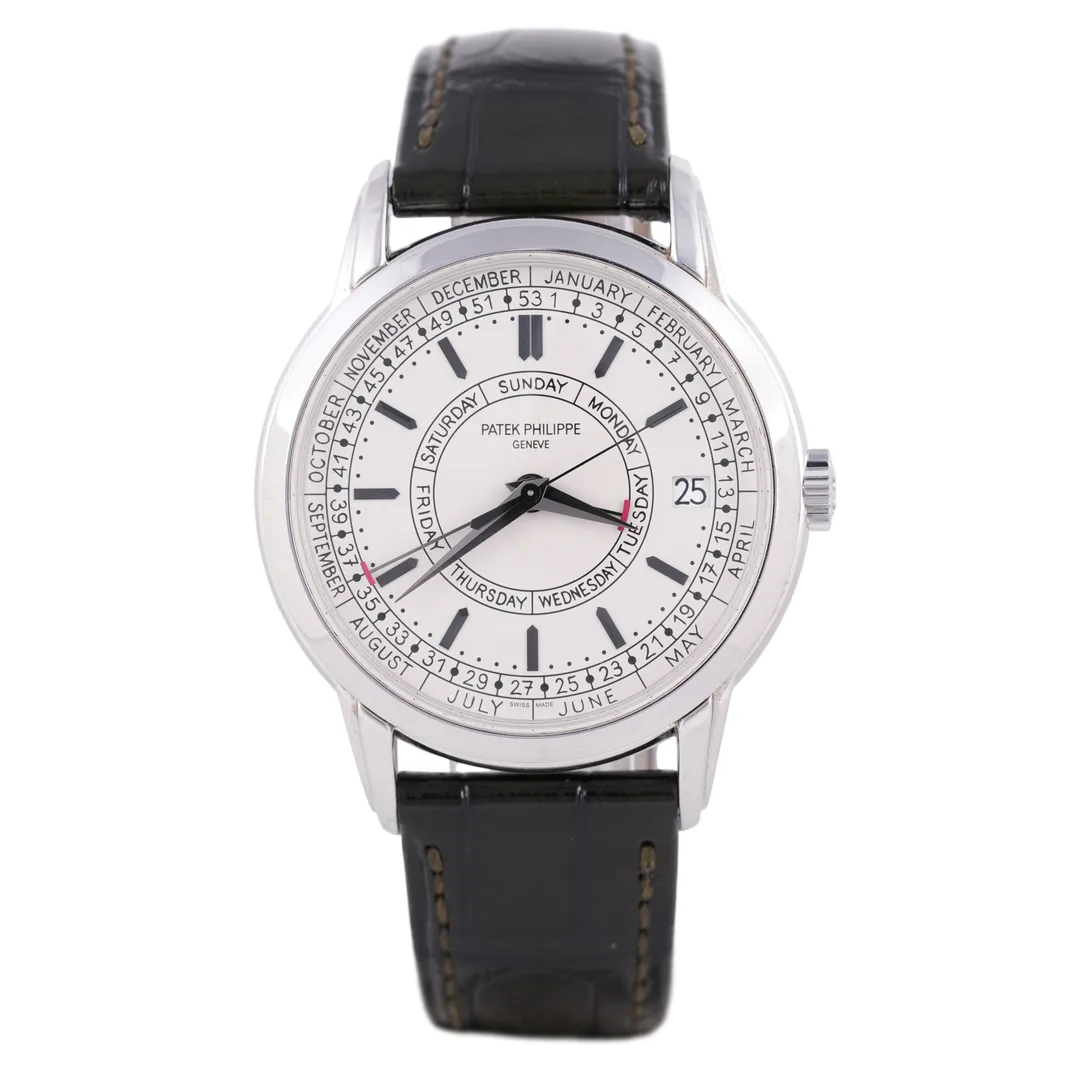 Patek Philippe Calatrava, Ref. 5212A-001, silver dial, Stainless Steel case luxury watch