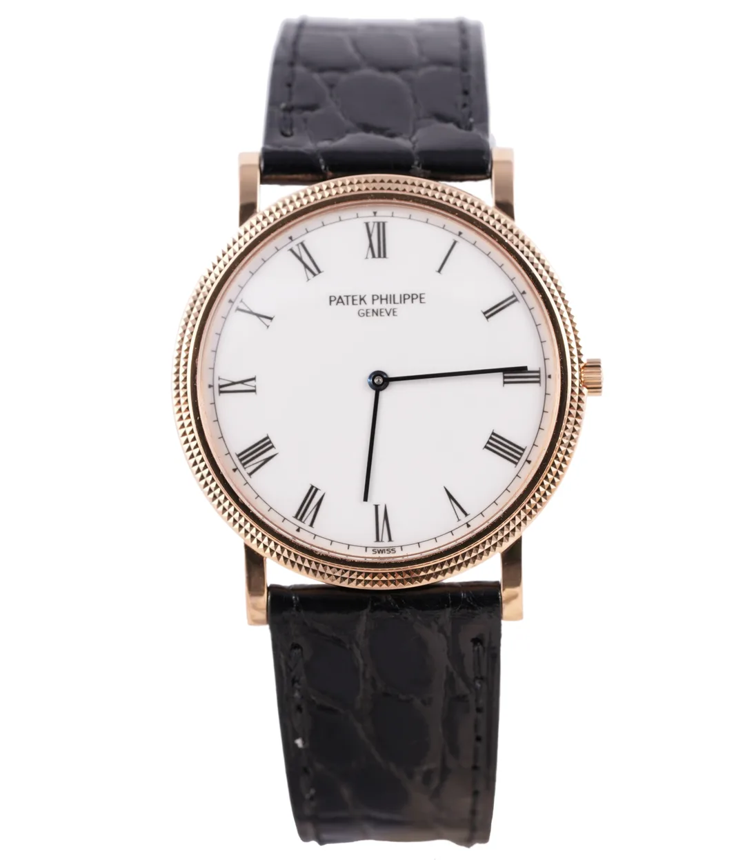Patek Philippe Calatrava, Ref. 3520-D, white dial, 18K Pink Gold case luxury watch