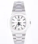 Patek Philippe Nautilus Annual Calendar, Ref. 5726/1A-010, white dial, Stainless Steel case luxury watch