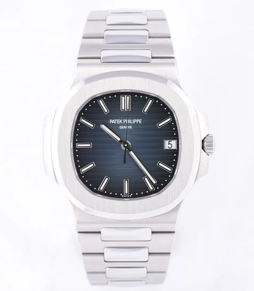 Patek Philippe Nautilus, Ref. 5711/1A-010, blue dial, Stainless Steel case luxury watch