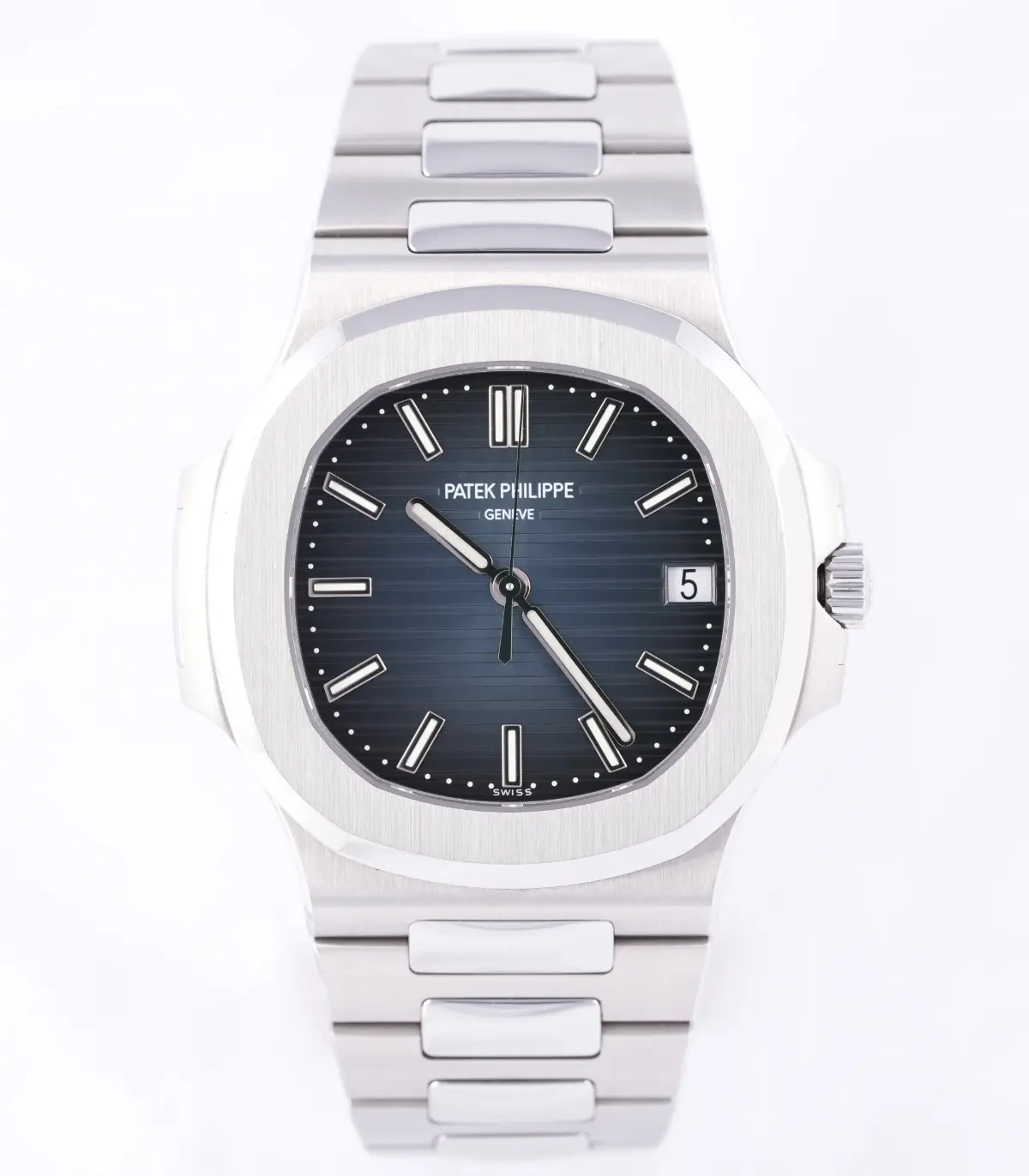 Patek Philippe Nautilus, Ref. 5711/1A-010, blue dial, Stainless Steel case luxury watch