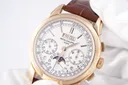 Patek Philippe Perpetual Calendar Chronograph, Ref. 5270J-001, silver dial, 18K Yellow Gold case luxury watch – view 4
