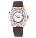 Patek Philippe World Time, Ref. 5110J-001, silver dial, 18K Yellow Gold case luxury watch
