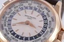 Patek Philippe World Time, Ref. 5110J-001, silver dial, 18K Yellow Gold case luxury watch – view 4