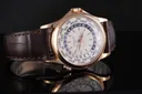 Patek Philippe World Time, Ref. 5110J-001, silver dial, 18K Yellow Gold case luxury watch – view 5