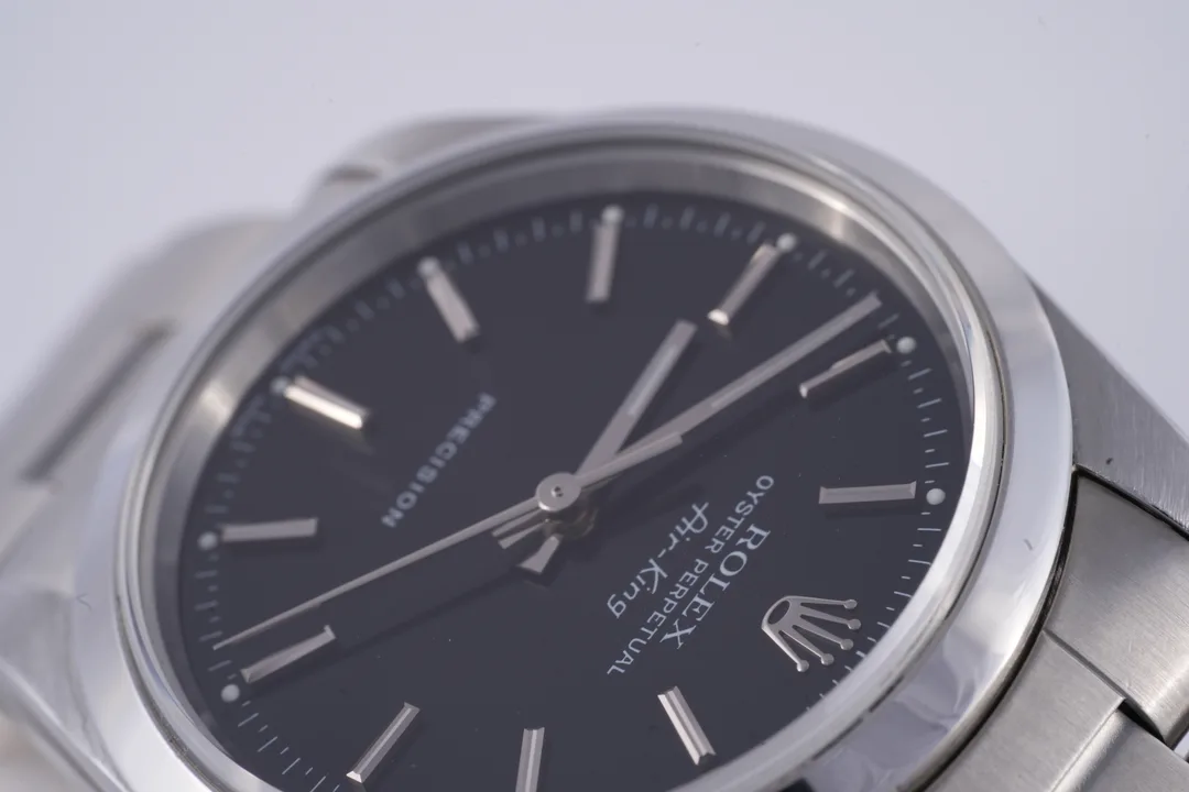 Rolex Air-King, Ref. 14000, black dial, Stainless Steel case luxury watch – view 3
