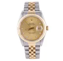 Rolex Datejust, Ref. 16233, champagne dial, 18K Gold and Steel case luxury watch