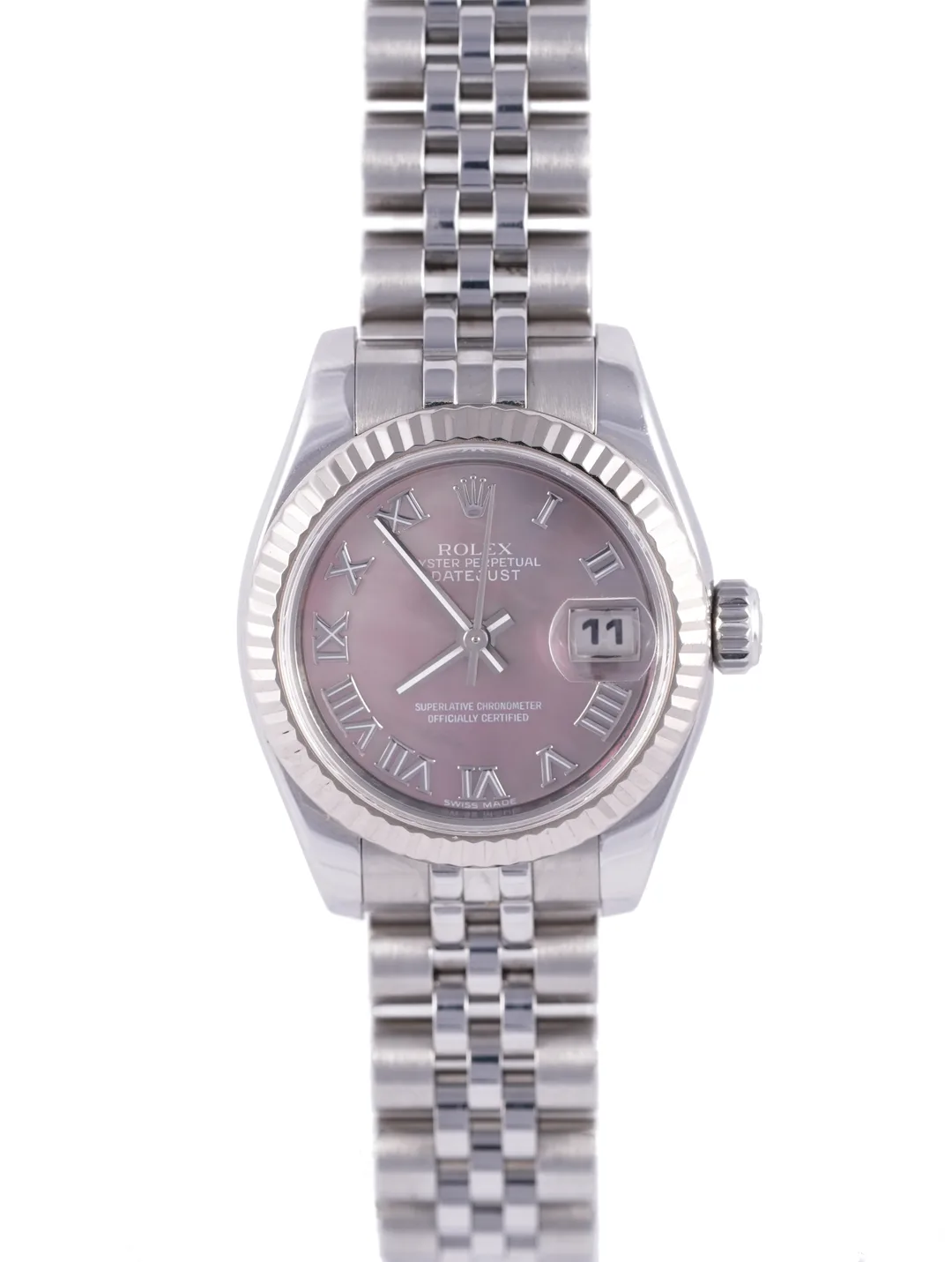 Rolex Datejust 26, Ref. 179174, tahitian mother of pearl dial, Stainless Steel case luxury watch