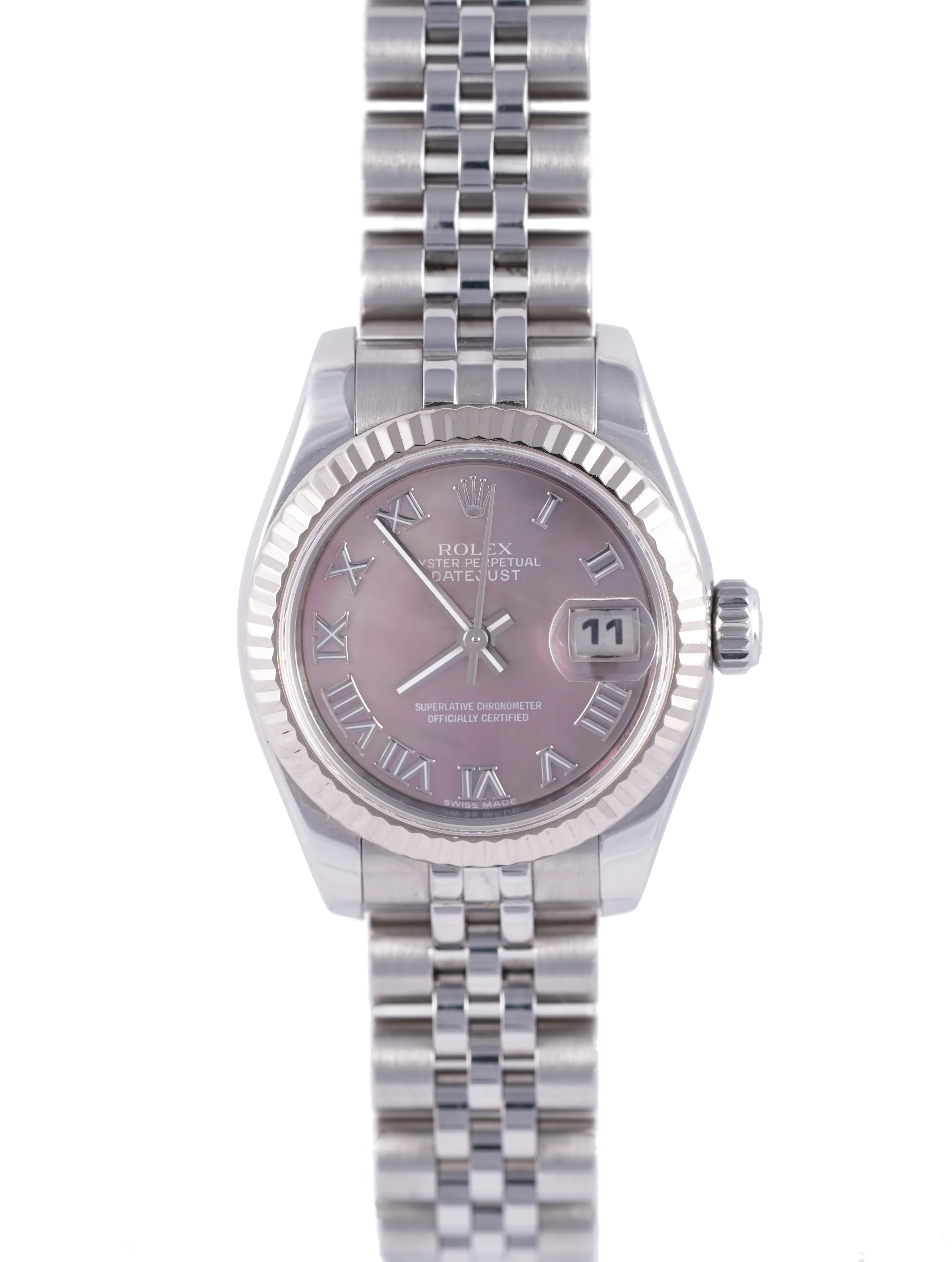 Rolex Datejust 26, Ref. 179174, tahitian mother of pearl dial, Stainless Steel case luxury watch
