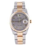 Rolex Datejust 36, Ref. 16203, silver dial, Stainless Steel case luxury watch
