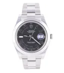 Rolex Datejust 41, Ref. 116300, black dial, Stainless Steel case luxury watch