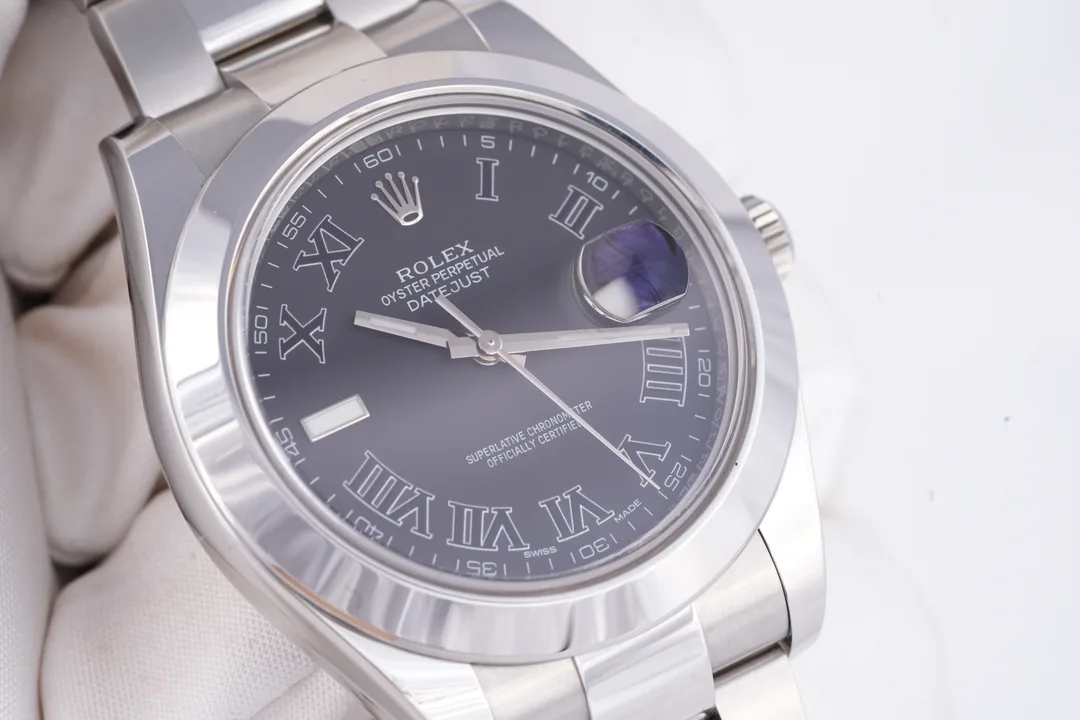 Rolex Datejust 41, Ref. 116300, black dial, Stainless Steel case luxury watch – view 2