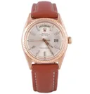 Rolex Day-Date, Ref. 1803, baguette diamond dial, 18K Rose Gold case luxury watch