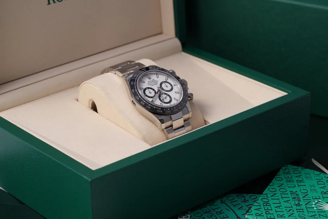 Rolex Daytona "Panda", Ref. 116500LN, white dial, Stainless Steel case luxury watch – view 2
