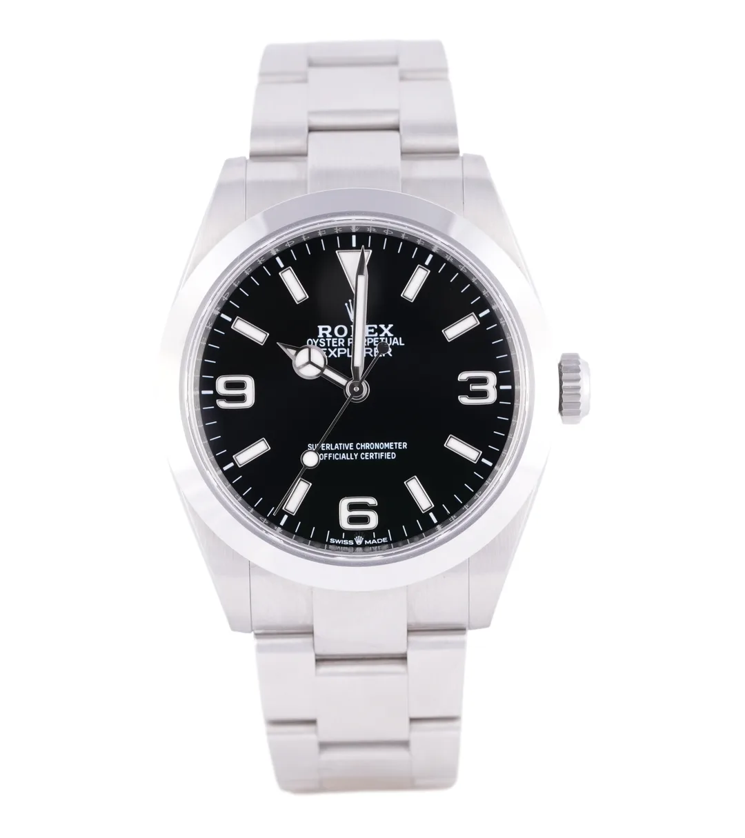 Rolex Explorer, Ref. 224270, black dial, Stainless Steel case luxury watch