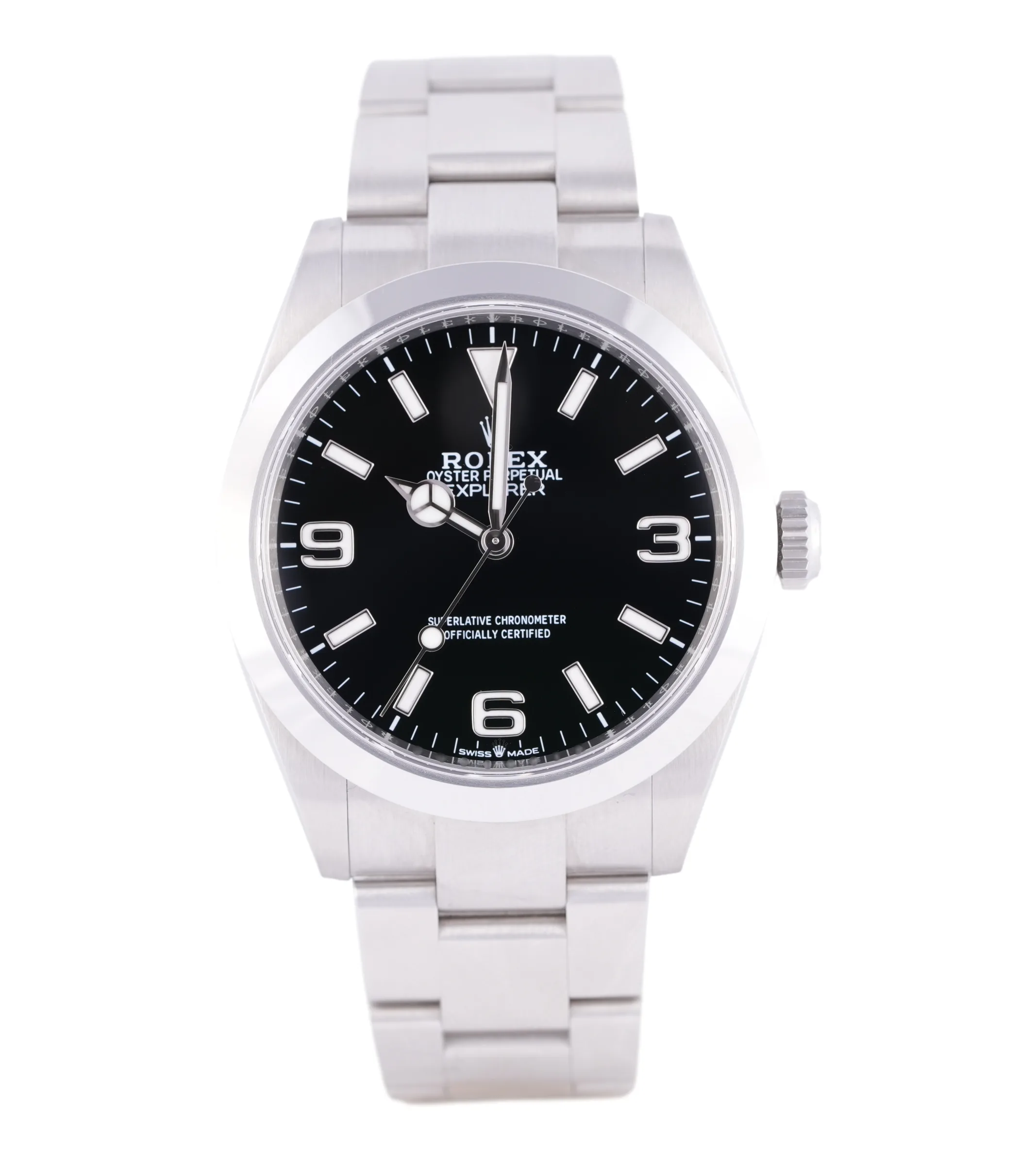 Rolex Explorer, Ref. 224270, black dial, Stainless Steel case luxury watch