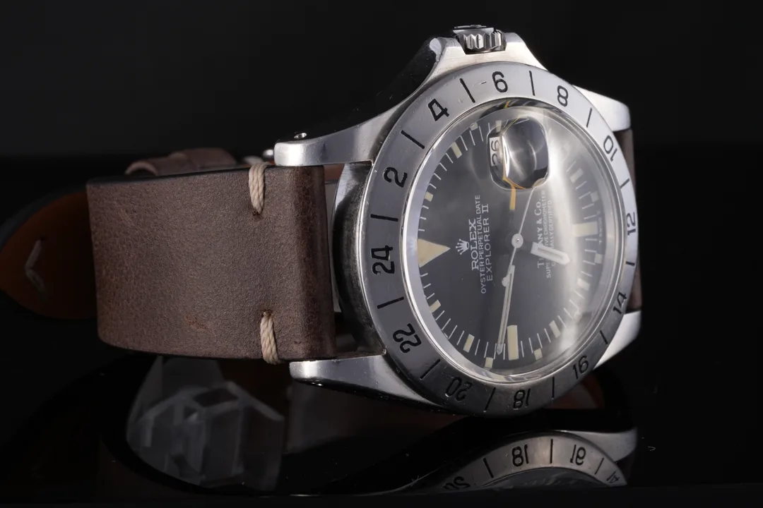 Rolex Explorer II Tiffany, Ref. 1655, black dial, Stainless Steel case luxury watch – view 3