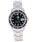 Rolex GMT-Master II, Ref. 16710, black dial, Stainless Steel case luxury watch
