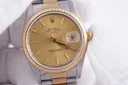 Rolex Oyster Perpetual Date, Ref. 15223, champagne dial, 18K Gold and Steel case luxury watch – view 2