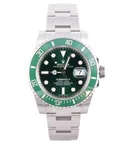 Rolex Submariner Date 'Hulk', Ref. 116610LV, green dial, Stainless Steel case luxury watch