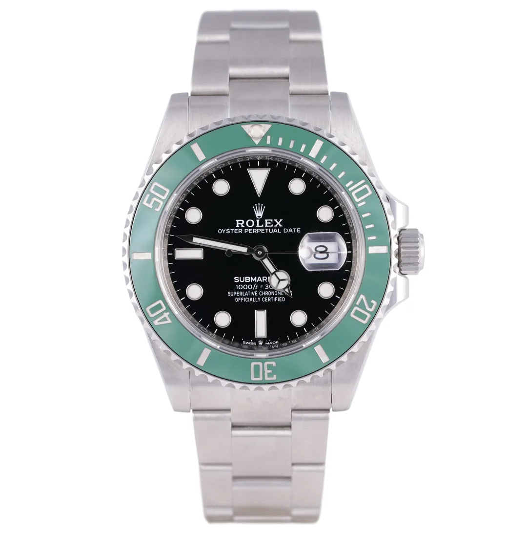 Rolex Submariner Date 'Starbucks', Ref. 126610LV, black dial, Stainless Steel case luxury watch