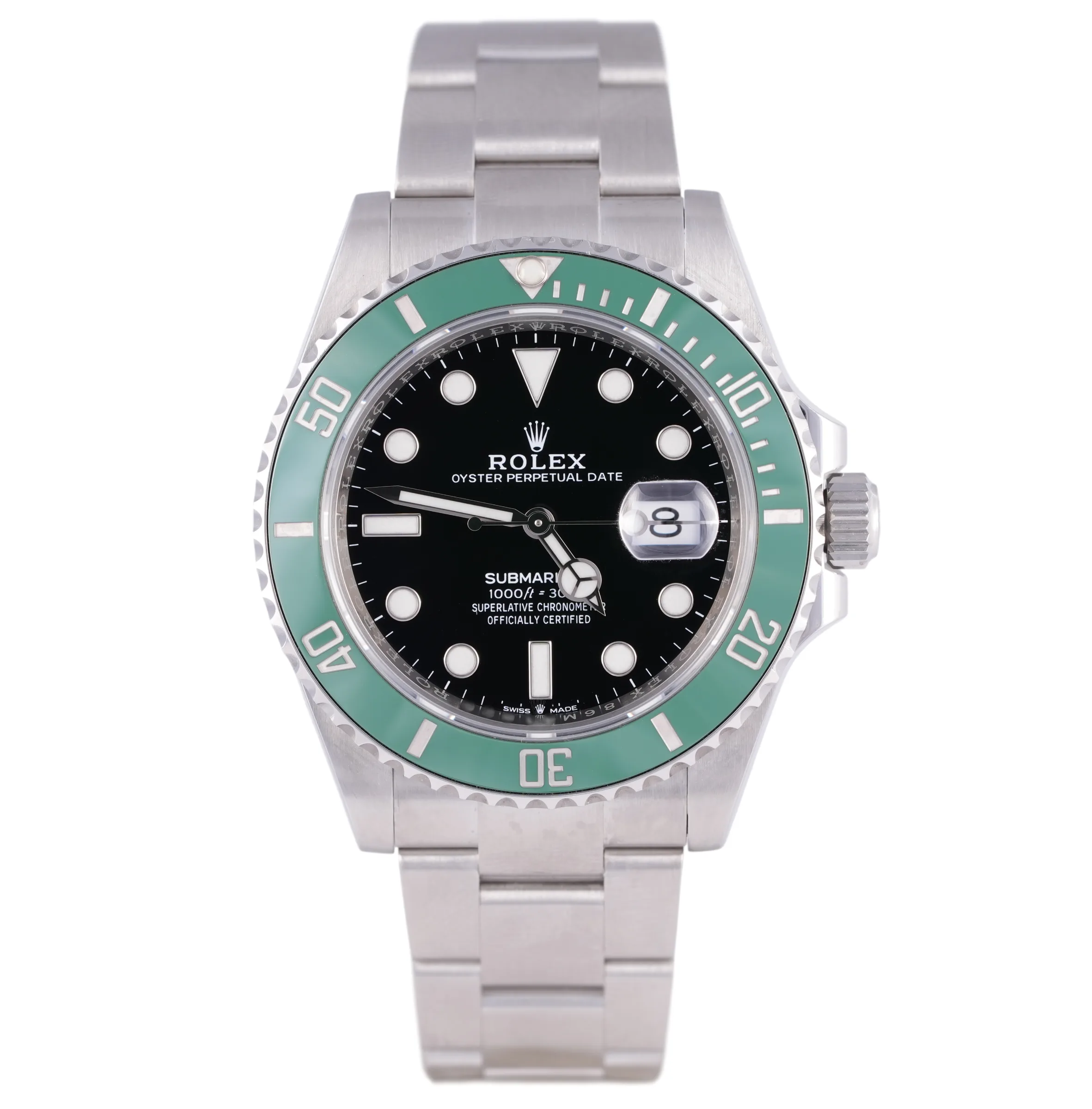 Rolex Submariner Date 'Starbucks', Ref. 126610LV, black dial, Stainless Steel case luxury watch