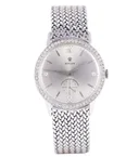 Rolex Vintage, diamond dial, White Gold case luxury watch