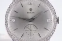 Rolex Vintage, diamond dial, White Gold case luxury watch – view 4